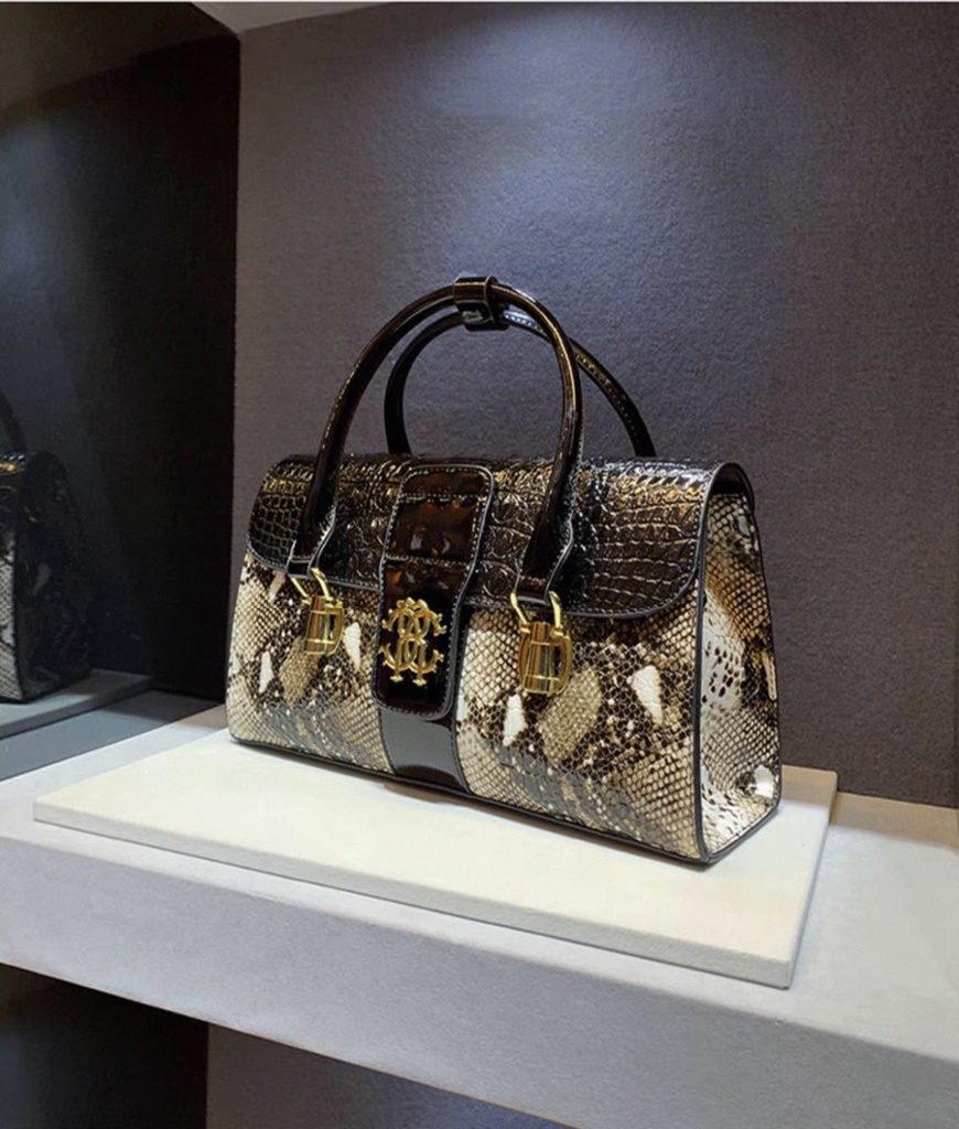 LTLR Designer Snakeskin Print Handbag – 2025 Limited Edition