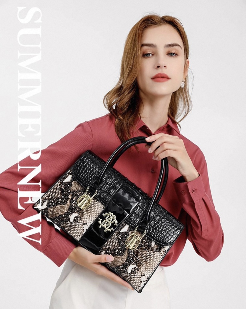 LTLR Designer Snakeskin Print Handbag – 2025 Limited Edition