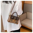 Cross-Border Retro Badge Shoulder Bag – Women’s Fashion PU Leather Handbag & Crossbody