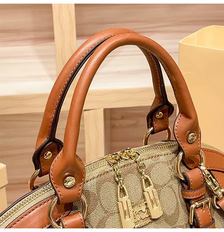 Elegant Women's Real Leather Handbag | Vintage Crossbody & Shoulder Bag | Luxurious Leather Shell Bag 2025