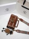 German Luxury Mini Boston Bag 2025 | Designer Embroidered Strap Shoulder & Crossbody Bag