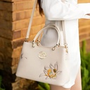 Elegant Lotus Embroidered Tote Bag | 2025 Chinese-Inspired Women’s Handbag | Classic Fashion Gift for Mom