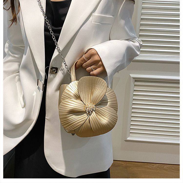 Camellia Petal Designer | Handbag & Crossbody Bag Elegant | Romantic | Statement Piece