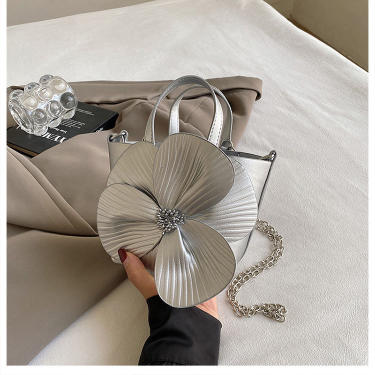 Camellia Petal Designer | Handbag & Crossbody Bag Elegant | Romantic | Statement Piece