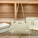 Hong Kong Exclusive | Genuine Leather Tote Bag |  New Arrival Elegant | Functional | All-Match Design