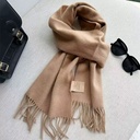 100% Wool Solid Color Scarf । Warm Winter Scarf for Men & Women
