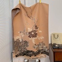 Sankrrish Cashmere-like Jacquard Shawl | Retro National Style Thick Winter Scarf