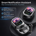 SE-One Smart TWS Earbuds with ANC & ENC | Bluetooth 5.4 Wireless Earbuds with Smart Display Charging Case