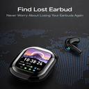 SE-One Smart TWS Earbuds with ANC & ENC | Bluetooth 5.4 Wireless Earbuds with Smart Display Charging Case