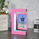 Magnetic Levitation Photo Frame | Floating Rotating LED Photo Frame Creative Gift