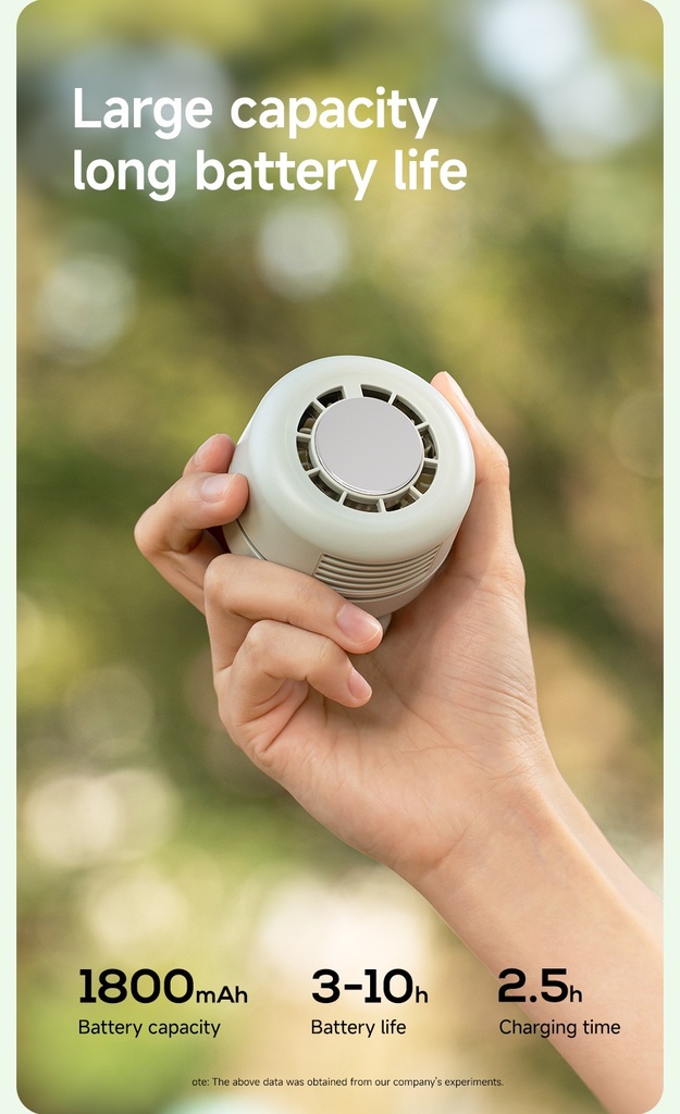 Portable Neck Cooling Fan Mini Clip Fan Rechargeable Handheld Cooling Fan