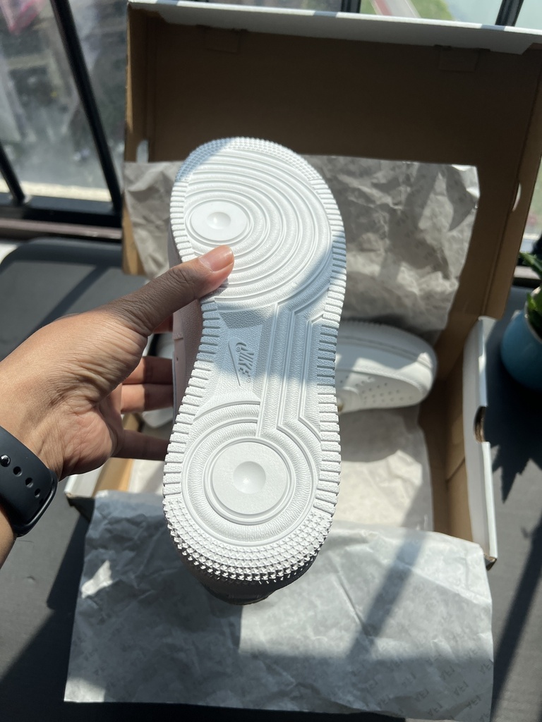 Nike Air Force 1 White Gold Unisex Sneakers | Casual & Sports Shoes