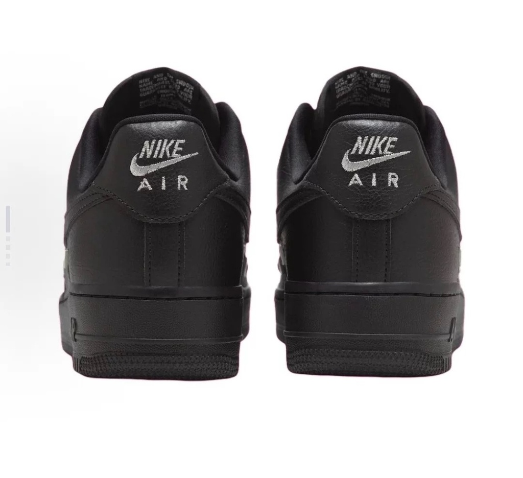 Nike Air Force 1 Low Mini Swoosh Black & Cream | Man/Women Sneakers