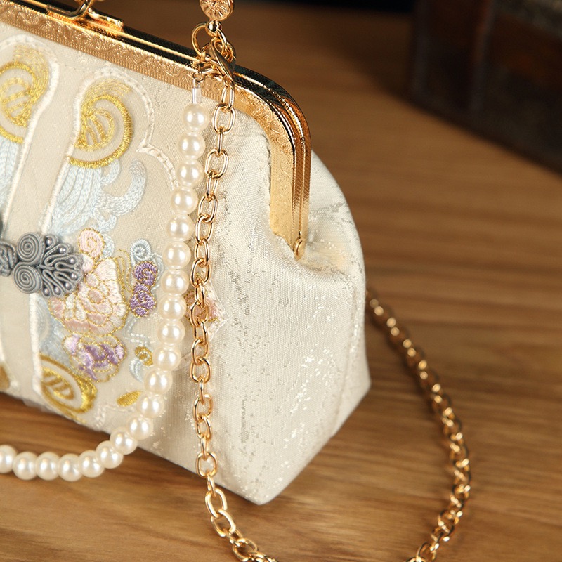 Elegant Embroidered Hanfu | Style Handbag for Women