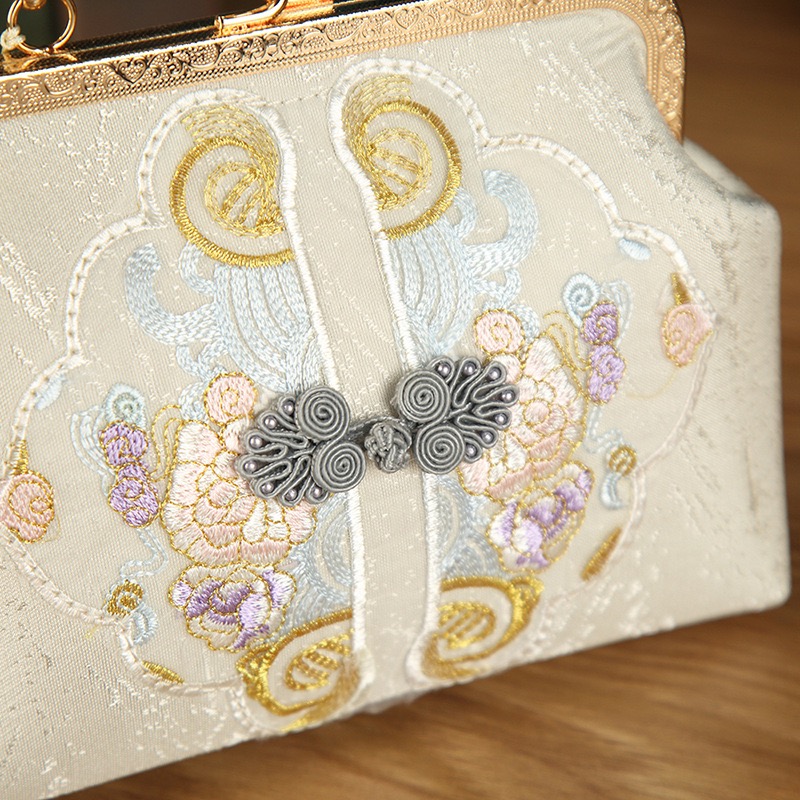 Elegant Embroidered Hanfu | Style Handbag for Women