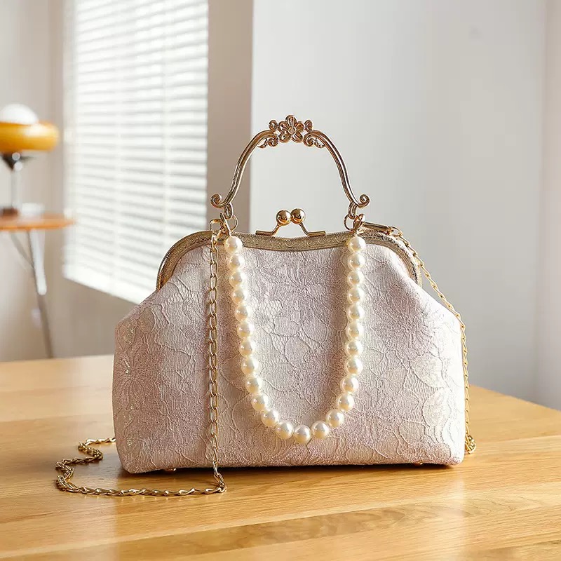 Luxury Lace Pearl | Handbag for Women