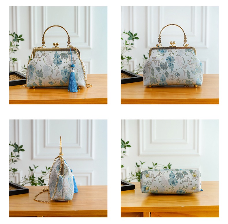 Elegant Embroidered । Cheongsam Handbag