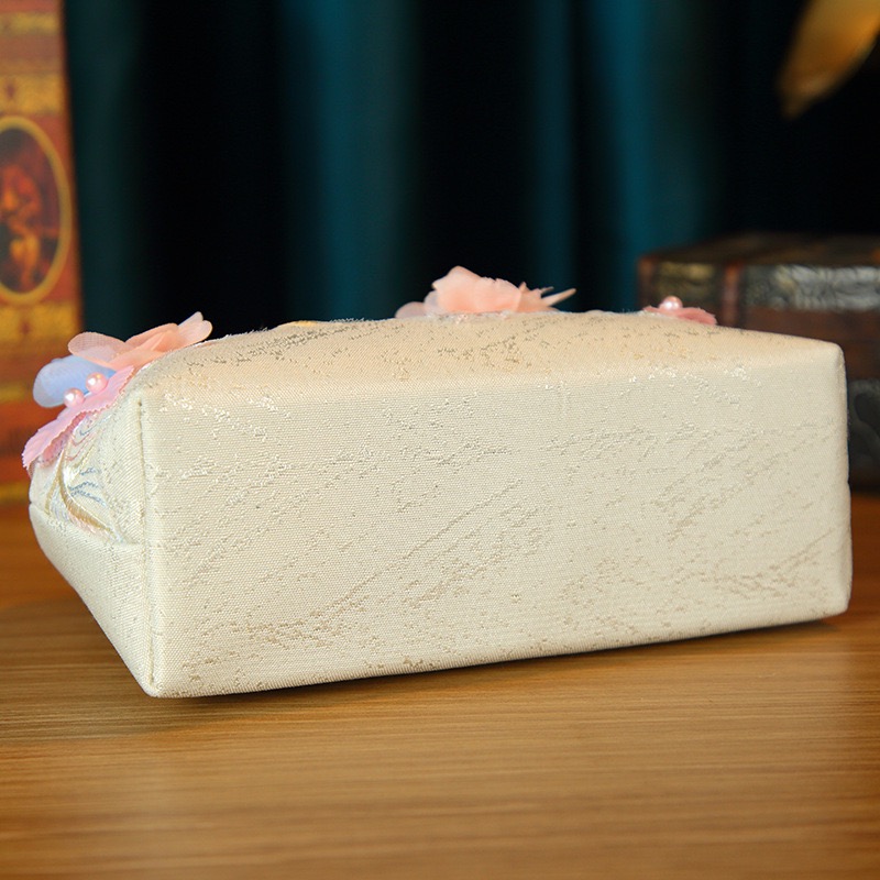 Luxury Floral Lace Rhinestone Handbag for Women