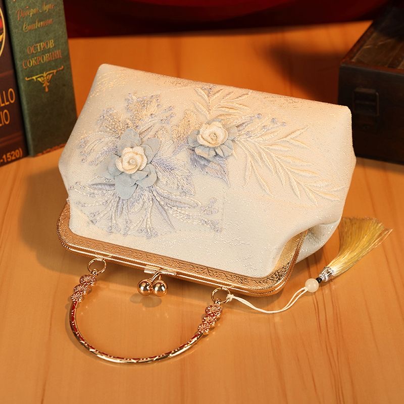 Elegant Chinese Embroidered Handbag for Women | Vintage Party Clutch Bag
