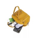 Vintage Waxed Leather Tote Bag for Women | Large Capacity Commuter Handbag