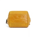 Vintage Waxed Leather Tote Bag for Women | Large Capacity Commuter Handbag