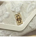 2025 Cross-Border Lace Butterfly Satchel Bag – Elegant & Feminine in Genuine Leather
