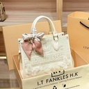 2025 Butterfly Embroidered Tote Bag – Elegant Genuine Leather for Daily Chic