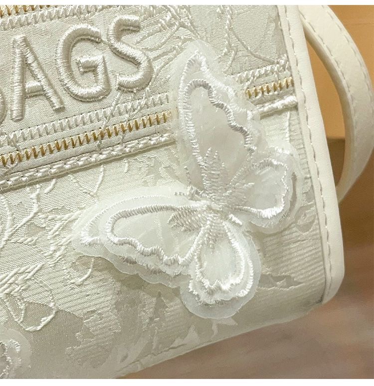 2025 Butterfly Embroidered Tote Bag – Elegant Genuine Leather for Daily Chic