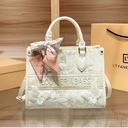 Butterfly Embroidered Tote Bag – Elegant Genuine Leather for Daily Chic