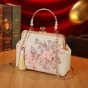 Elegant Chinese Embroidered Handbag for Women | Vintage Party Clutch Bag