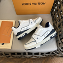 Premium LV 1:1 White Cement Sneakers Unisex Luxury-Inspired Design