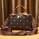 Elegant Vintage Women’s Handbag | PVC Shoulder & Crossbody Bag | Fashion Mom Tote Bag