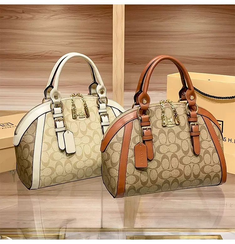 Elegant Women's Real Leather Handbag | Vintage Crossbody & Shoulder Bag | Luxurious Leather Shell Bag