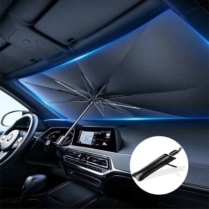 SunGuard Shade™ Umbrella-Style Car Windshield Cover