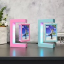 Magnetic Levitation Photo Frame | Floating Rotating LED Photo Frame Creative Gift