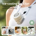 Portable Neck Cooling Fan Mini Clip Fan Rechargeable Handheld Cooling Fan