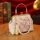 Elegant Chinese Embroidered Handbag for Women | Vintage Party Clutch Bag